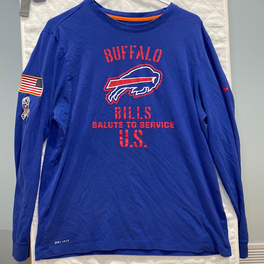 Buffalo Bills Nike dri-fit long sleeve shirt